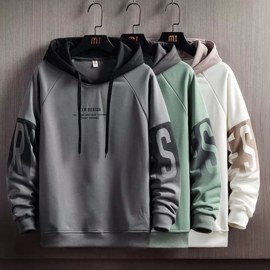 Spring Autumn Men'S Hoodies Kpop Fashion Harajuku Letter Print Hoodies Sweatshirts Men Streetwear Trend Men Clothing Hoodies Men